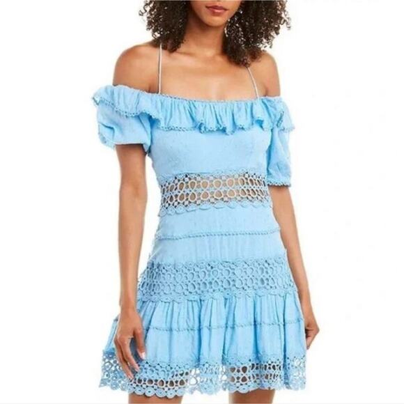 Free People Cruel Intentions Crochet Mini Dress - Picture 1 of 6